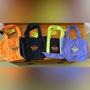 Trader Joe's Halloween trick or treat Tote Bag Set of four